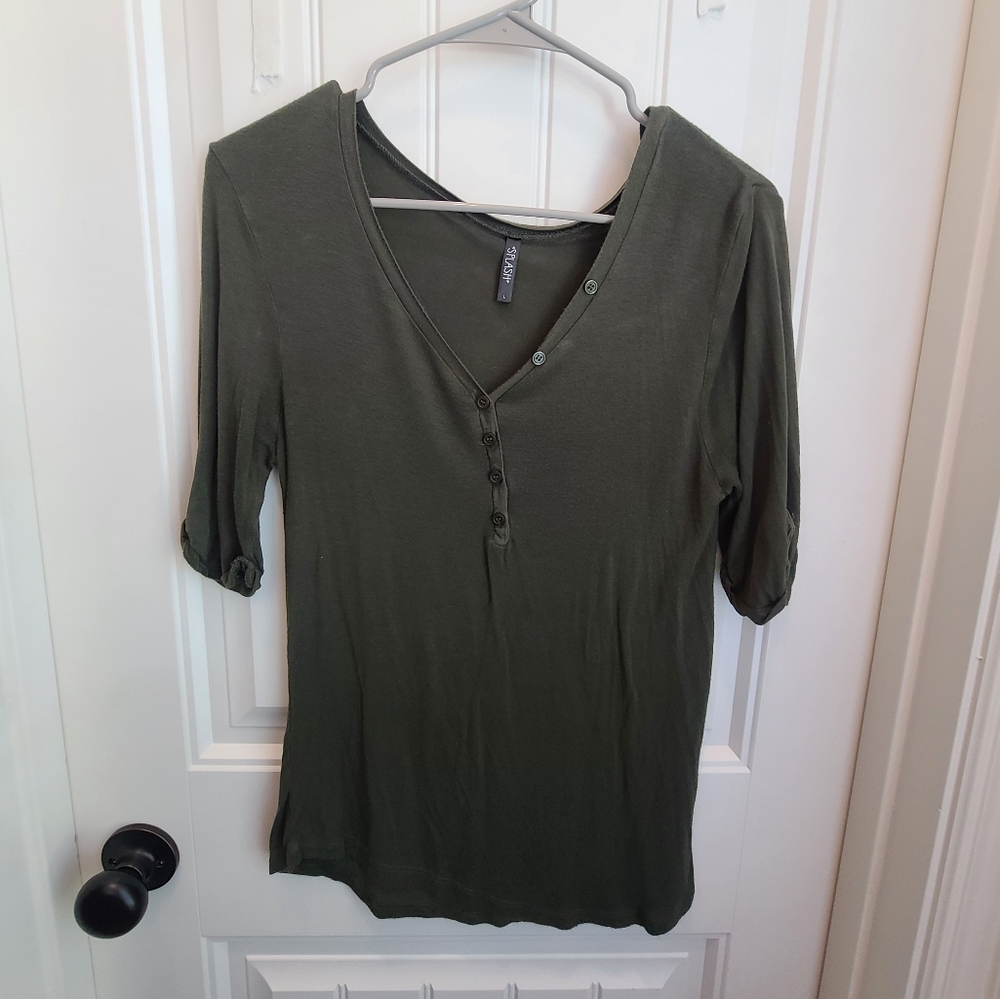 Green button top